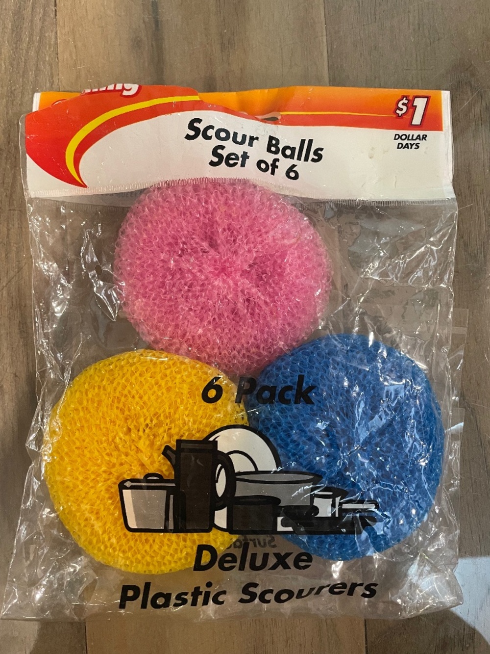 3-Piece Set Scour Balls